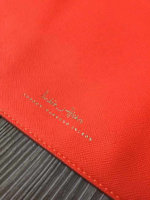India Hicks Leather Zip Pouch